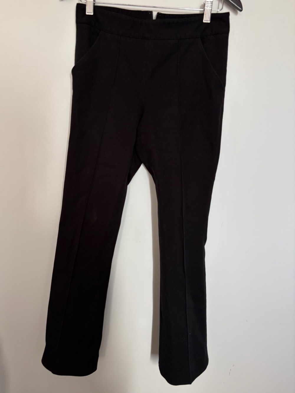 Veronica Beard Black Boot Cut Ponte Pants - Size 6